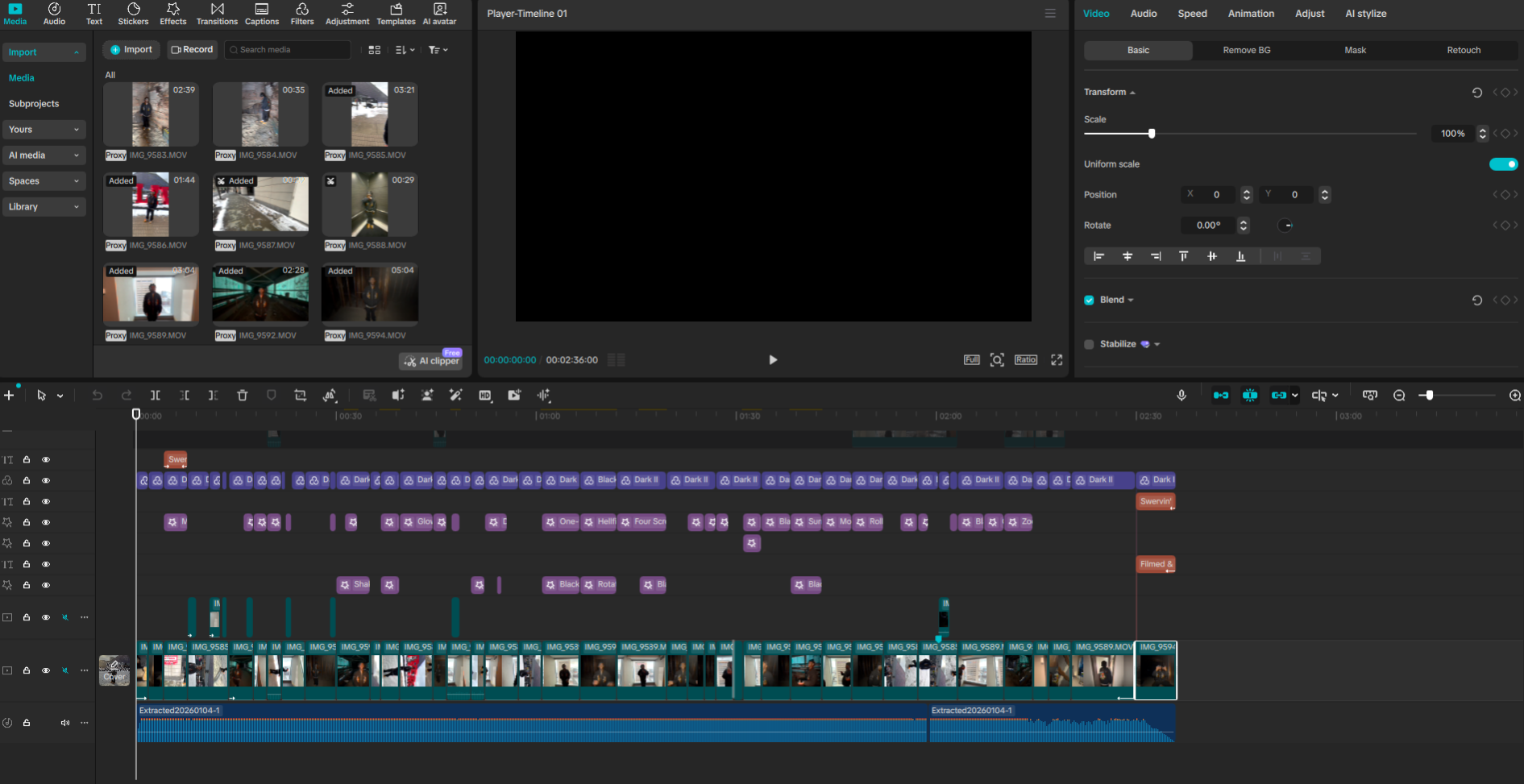 Video Editing